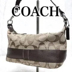 COACH コーチ ハンドバッグ アクセサリーポーチ シグネチャー
