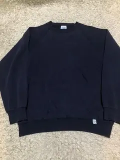ディスカス　USA製　ネイビー　スウェット　ビンテージ　無地　80s 90s 紺