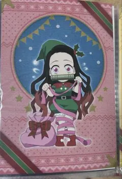 鬼滅の刃 ufotable cafe ポストカード 竈門禰豆子クリスマス2022