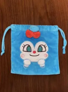 アンパンマンミュージアム限定　ふわふわ巾着　コキンちゃん