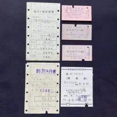 日本国有鉄道（国鉄）、特急券、指定席券、ＪＲ乗車券等、昭和、レトロ