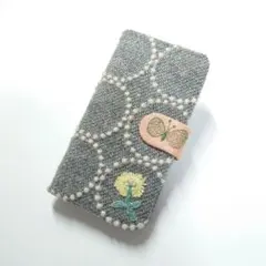 A5】刺繍13 ベージュ タンバリン ブックカバー ミナペルホネン - メルカリ