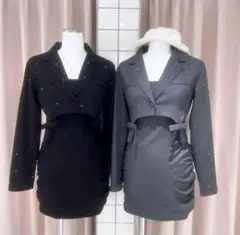 bubbles リボンジャケットワンピース