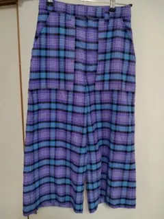 エックスガールのチェックのパンツ