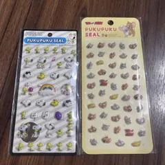 PUKUPUKU SEAL ぷくぷくシール スヌーピー トムとジェリー