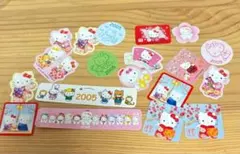 平成レトロ　フレークシール　ハローキティ