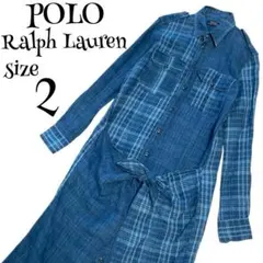 美品POLORALPHLAURENリボンデニムシャツ POLO RALPH LAUREN - 美品POLORALPHLAURENリボンデニムシャツ の通販