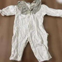 tete a tete ロンパース 花柄襟 70cm