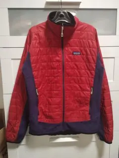 Patagonia ナノパフハイブリッドジャケット M 赤 nano puff