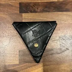 イルビゾンテ 財布 コインケース クロコエンボスドレザー三角コインケース
