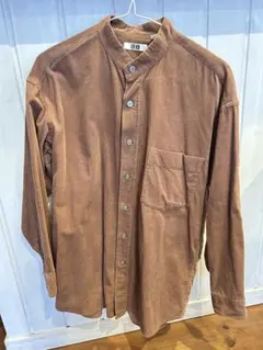 コーデュロイ ノーカラー