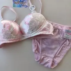 C70 Love Gerie　フラワーサテンブラジャー＆ショーツ　Mのサムネイル