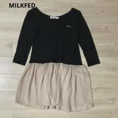MILKFED ミルクフェド　ドッキングミニワンピース