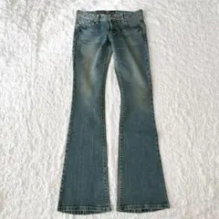 新品 CECILMcBEE セシルマクビー ブーツカットデニム フレア 25