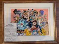 あ*。様 【美品】ワンピース 額装高精細複製原画 ジャンプフェスタ2021