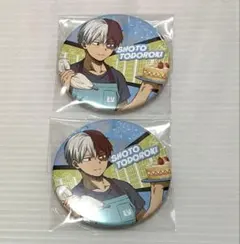 3.1まで↓★ヒロアカ　スイパラ　コラボ　缶バッジ　轟焦凍　ショート