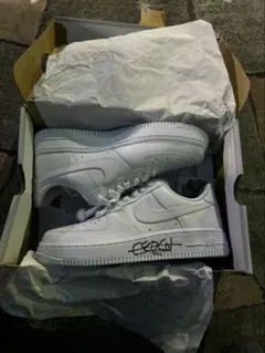 eydenサイン入り Air Force 1白