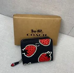 新品 COACH ストロベリー柄 コインケース 財布 CT907 - メルカリ