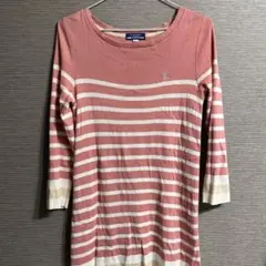 BURBERRY BLUE LABEL ピンクボーダー チュニック 38