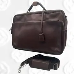 COACH コーチ レザー 2WAY ビジネスバッグ ブリーフケース　ブラウンのサムネイル