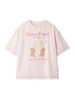 ジェラートピケ アイスクリームベアワンポイントTシャツ&ショート