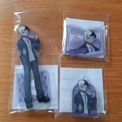 Dr.STONE　くじ引き堂　あさぎりゲン　アクリルスタンド　キーホルダー2種