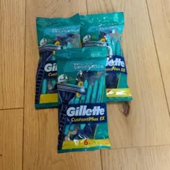 Gillette CustomPlus EX 6本入 3袋セットのサムネイル