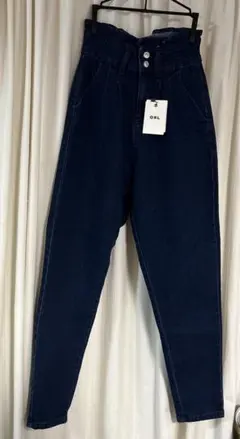 GRL ハイウエスト　ウエストフリル　XS