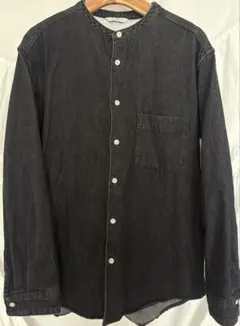 URBAN RESEARCH DOORS デニムバンドカラーシャツ