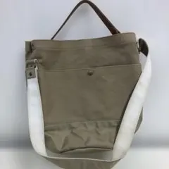 MARINEDAY ROOTS バケツ型ショルダーバッグ ベージュ 2wayのサムネイル