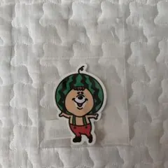 新品未使用　W♡C ダブルシー　スイカクマタンステッカー　シール　平成