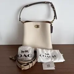 【新品未使用】COACHウィロウ バケットバッグ 2way ターンロックのサムネイル