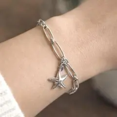 美品　ティファニー　レディース　925 スター　フィッシュ　ヒトデ　ブレスレット