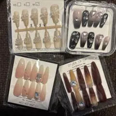 ネイルチップ　4点セット Mサイズ