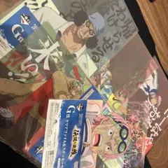 ワンピース一番くじクリアファイル5枚セット