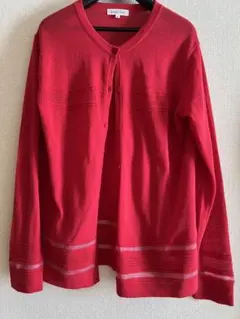 SIMPLE LIFE Mサイズ レッドカーディガン