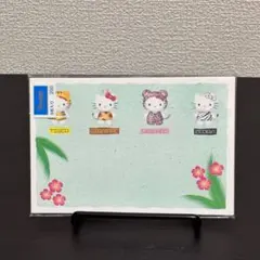 90s ハローキティ ポストカード ハガキ hello kitty 平成 レトロ
