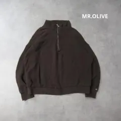 MR.OLIVE / プルオーバー ハーフジップ スウェット トレーナー シャツのサムネイル