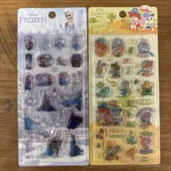 ディズニーキャラクター シール　ズートピア　アナ雪