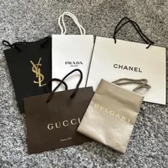 高級ブランド ショップ袋 5点セット