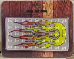 送料無料スノボ用デッキパッドスクエア ファイアーフレーム(スノボに貼る滑り止め