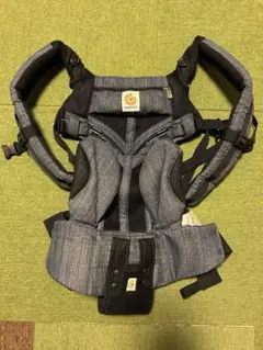 [美品] エルゴ オムニ クールエア 360 抱っこひも インディゴウィーブ