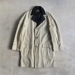 70s SEARSシアーズ ステンカラーコート ベージュL USA製ヴィンテージ