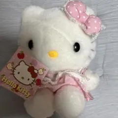 ハローキティ ぬいぐるみ ドット柄ドレス