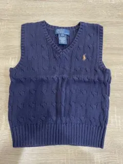Polo by Ralph Lauren ネイビー ベスト 24M