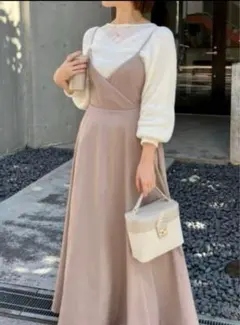 【EVERY. VERY 】パイピングキャミワンピース【美品Ｍ】