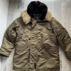 アルファインダストリーズ　Nー3B 美品 モッズコート Lサイズ