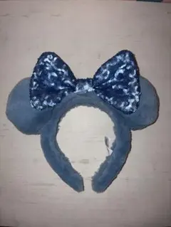 ミッキー耳型カチューシャ 青