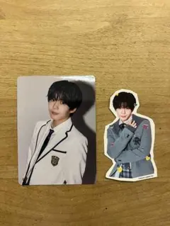 なにわ男子 HARD WORK トレカ&フレークシール　長尾謙杜