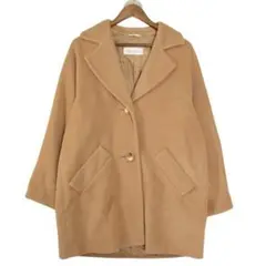 Max Mara マックスマーラ　白タグ カシミヤ混 チェスターコート キャメル
